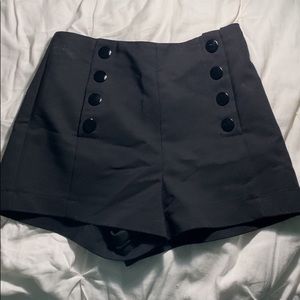 Forever 21 High Waist Button Shorts